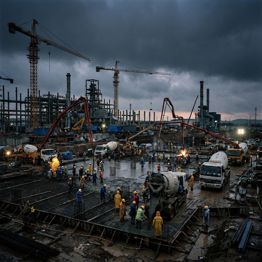 Concrete Pouring Construction