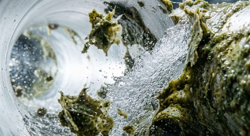 バイオフィルムの剥離